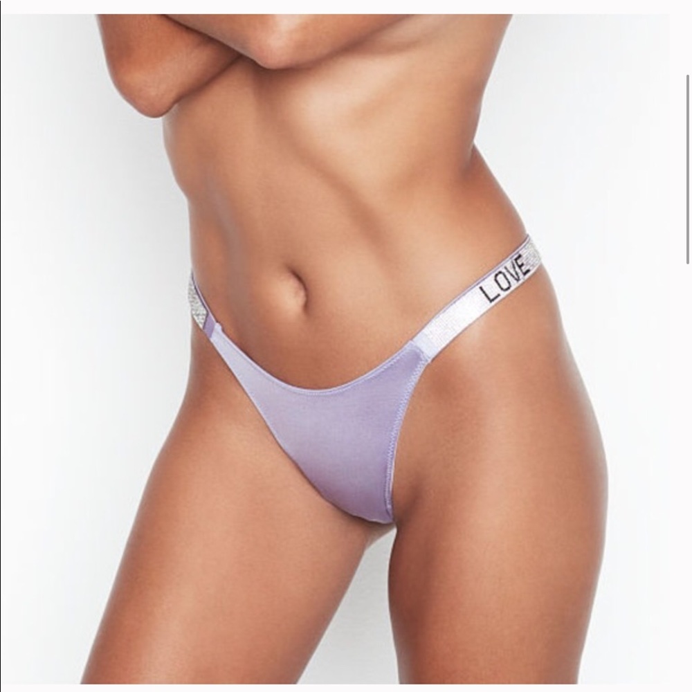 Very sexy love shine strap Brazilian panty